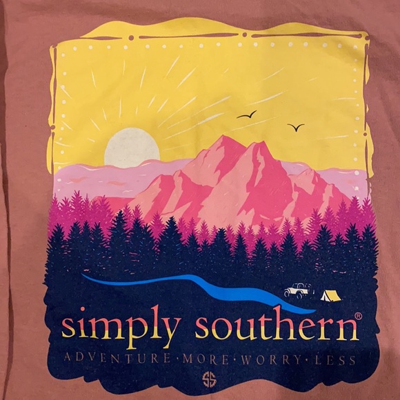 Simply Southern long sleeve tee - youth small - Picture 6 of 6